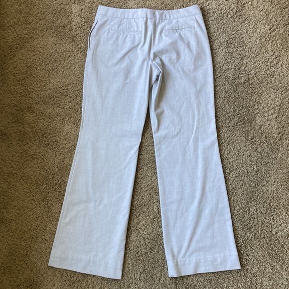 Issac Mizrahi forTarget Women Pants 8 Light Gray Mid Rise Bootcut Career Trouser - Picture 15 of 16